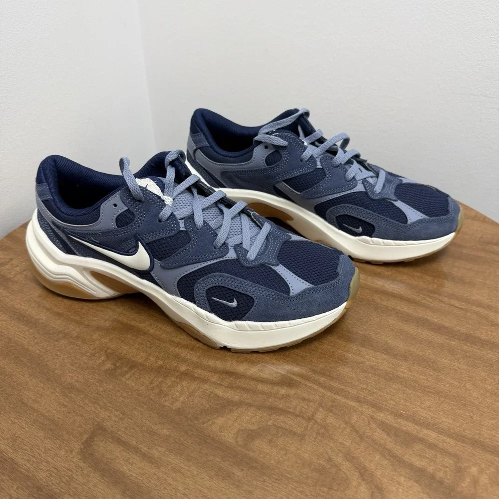 Nike‎ AL8 Denim Running Shoes Midnight Navy Gum IM2471-410 Women's Size 10 NEW